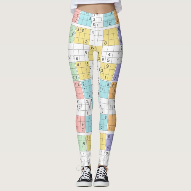 leggings pastel sudoku (Frente)