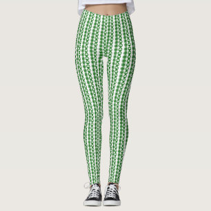 Leggings patenteadas do Trendy Shamrock