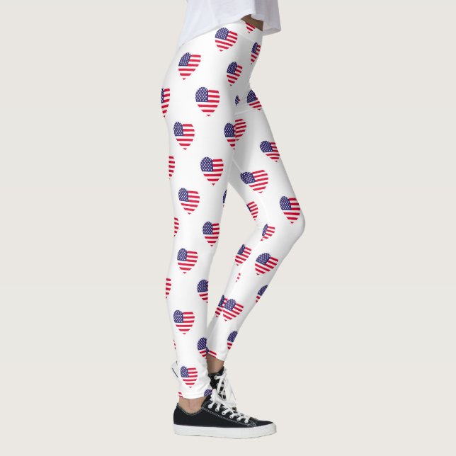 Leggings Patriótica Americana (Direita)