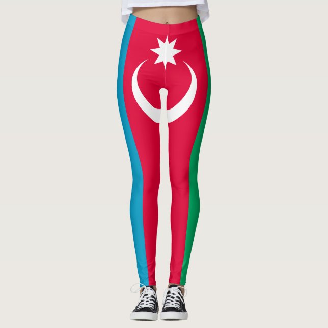 Leggings Patriótica do Azerbaijão (Frente)