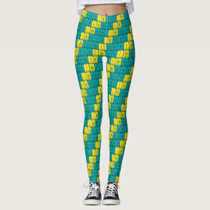 Leggings patrióticas periódicas da mesa Nihon 11