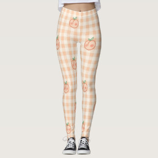 Leggings Peachy Micro Gingham Athleisure