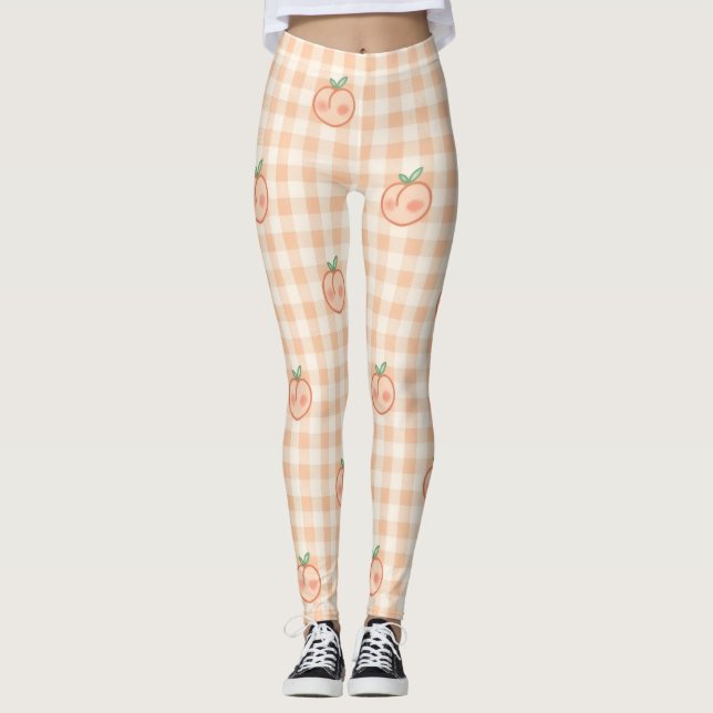 Leggings Peachy Micro Gingham Athleisure (Frente)