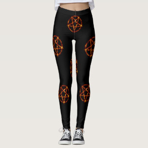 leggings pentagramas