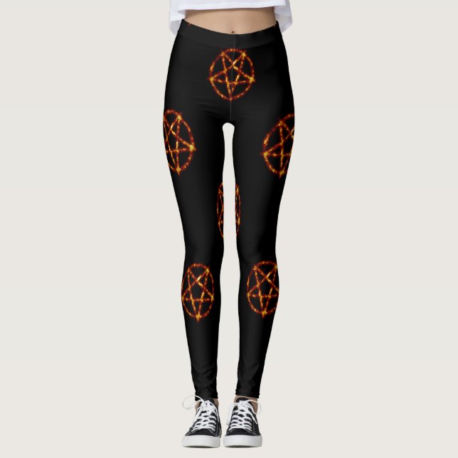 leggings pentagramas (Frente)