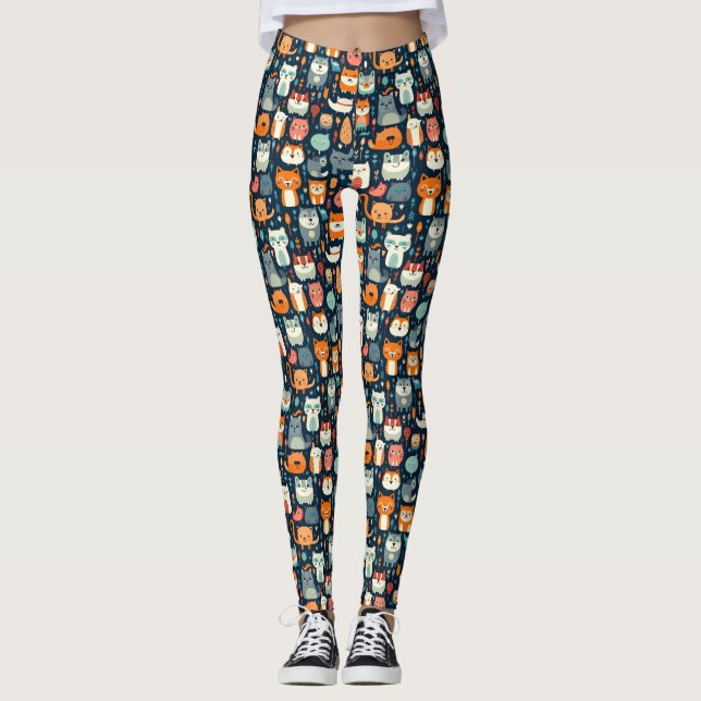 Leggings Personalizadas com Impressão Total (Frente)
