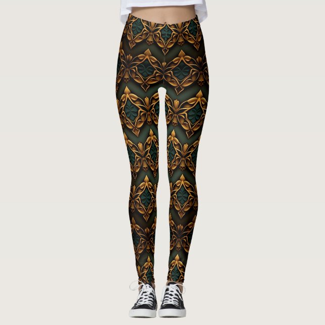 Leggings Personalizadas com Impressão Total (Frente)