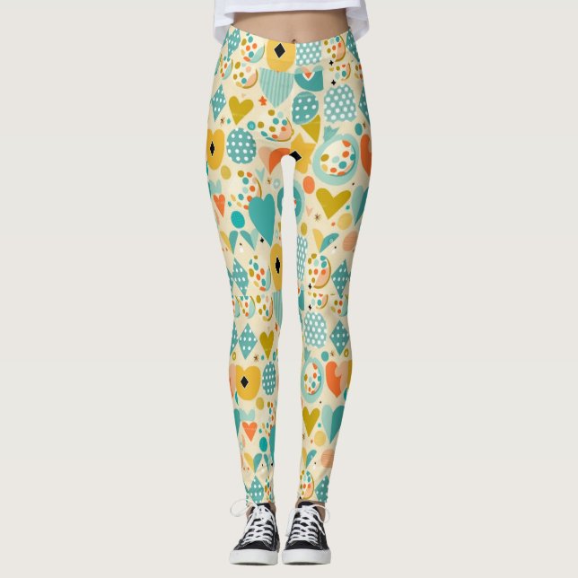 Leggings Personalizadas com Impressão Total (Frente)