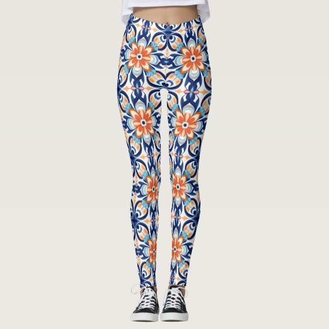 Leggings Personalizadas com Impressão Total (Frente)