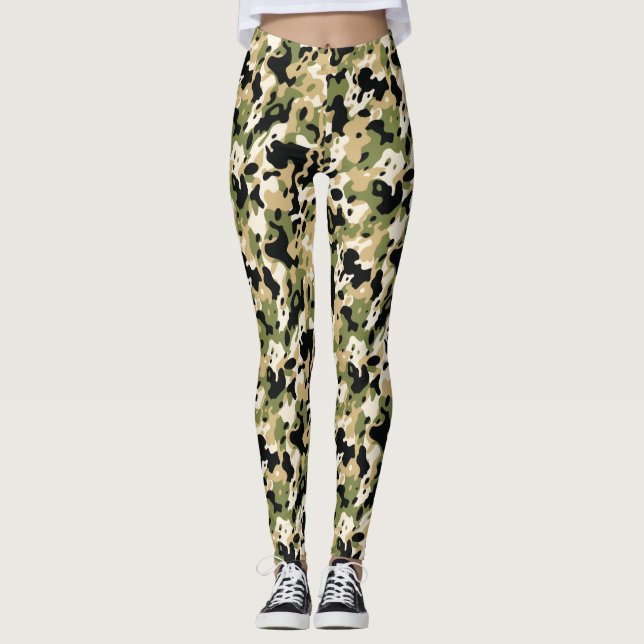 Leggings Personalizadas com Impressão Total (Frente)