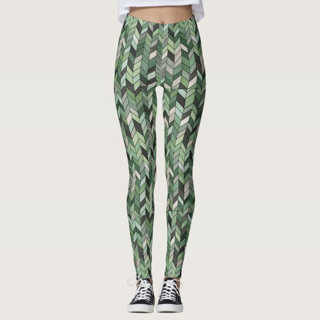 Leggings Personalizadas com Impressão Total (Frente)