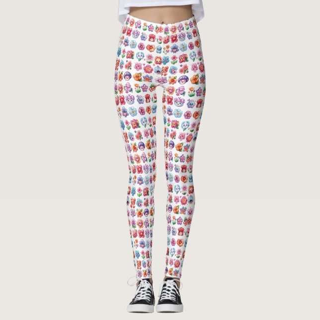 Leggings Personalizadas com Impressão Total (Frente)