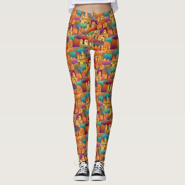 Leggings Personalizadas com Impressão Total (Frente)
