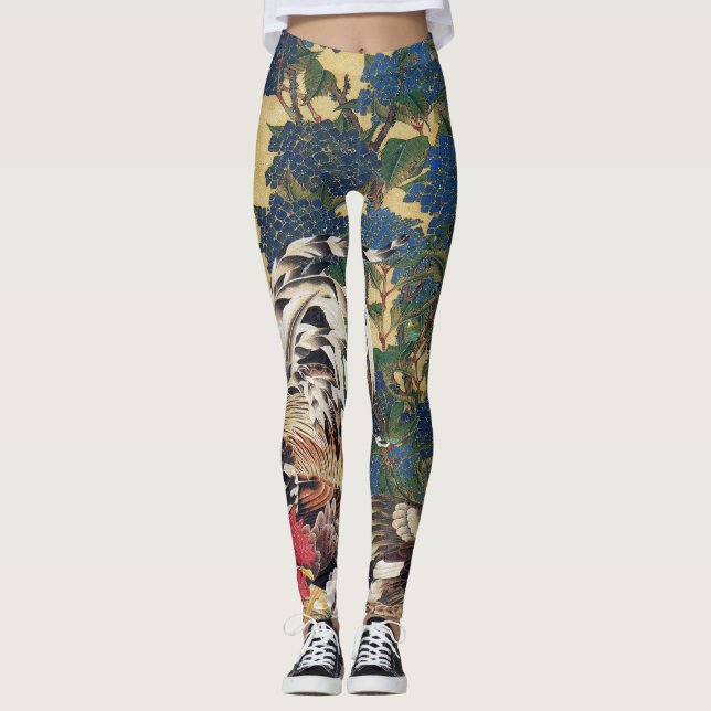 Leggings personalizadas com PINTURA chinesa (Frente)