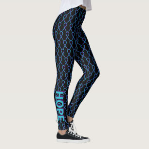Leggings personalizadas da Fita de Sensibilizaçã