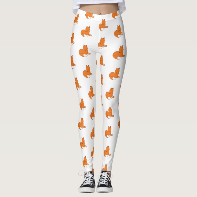Leggings Personalizadas Da Fox (Frente)
