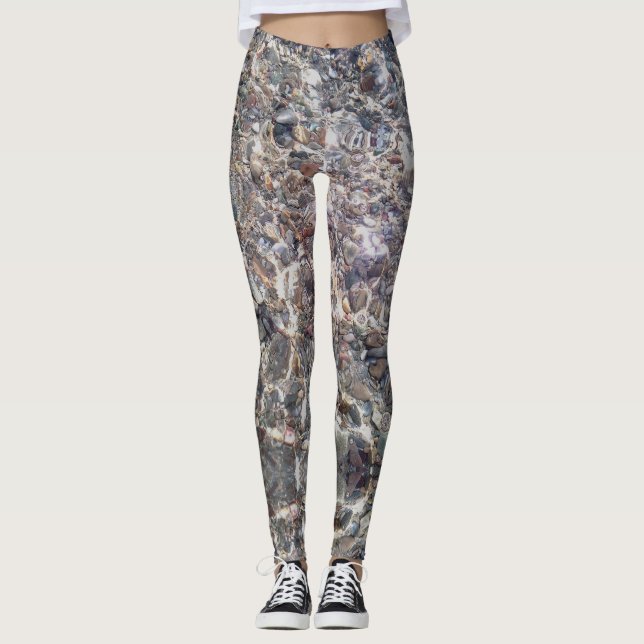 Leggings personalizadas da natureza mágica (Frente)
