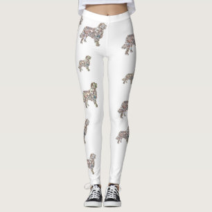 Leggings personalizadas de arte canina Labrador