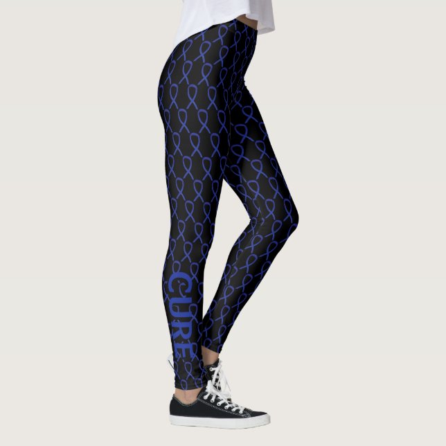 Leggings personalizadas de Fita de Sensibilização  (Direita)