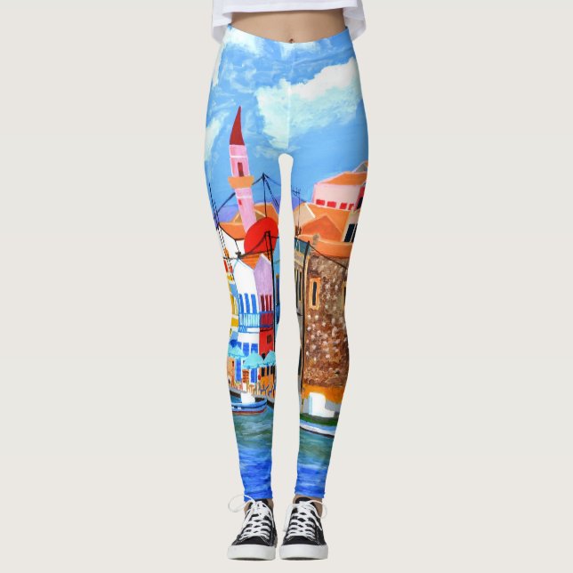 Leggings personalizadas de grécia (Frente)