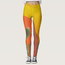 Leggings personalizadas de humor colorido de verão