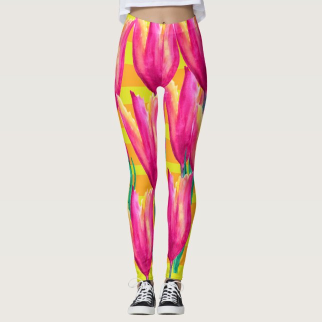 Leggings personalizadas de primavera Power (Frente)