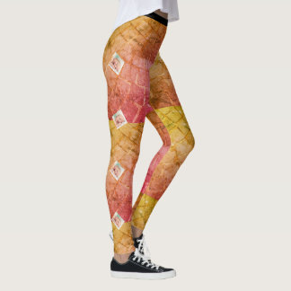 Leggings personalizadas de várias cores