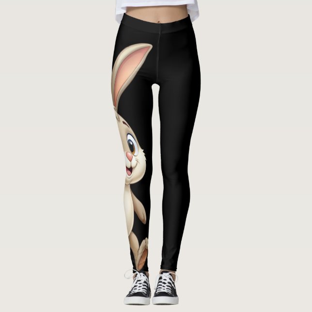 Leggings personalizadas em negrito por Nishaam (Frente)