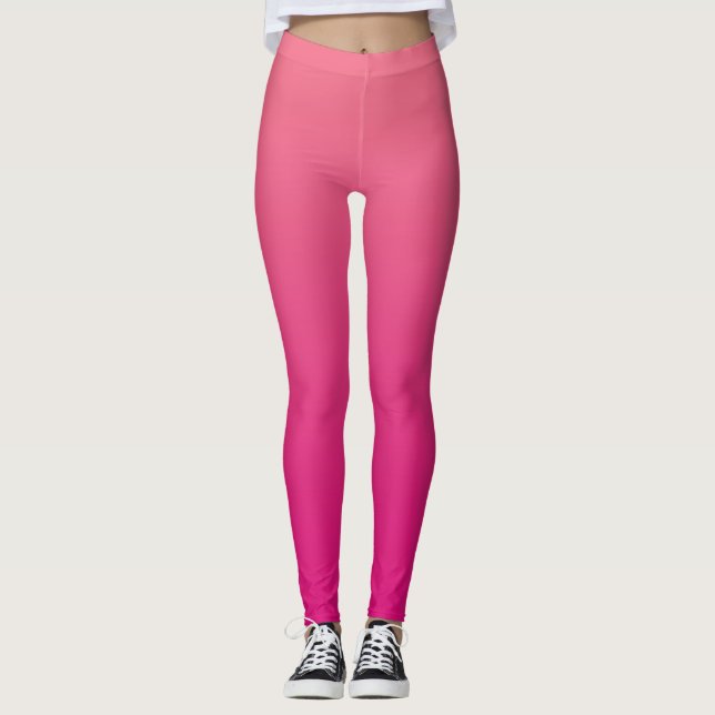 Leggings personalizadas rosa (Frente)