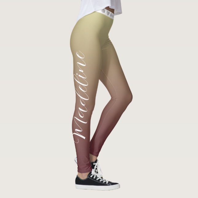 Leggings Personalizadas Semeadas À Mão (Direita)