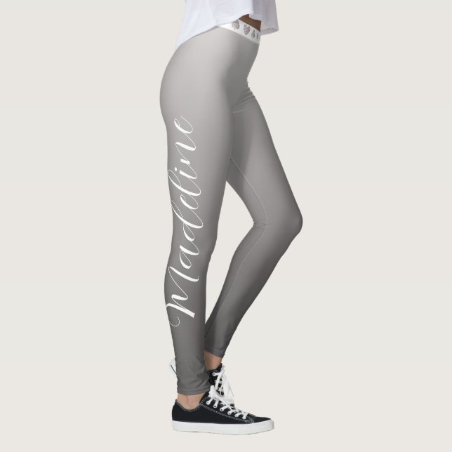 Leggings Personalizadas Semeadas À Mão (Direita)