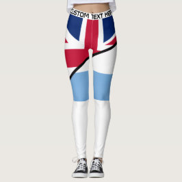 Leggings Personalizados de Futebol Argentina Ingla