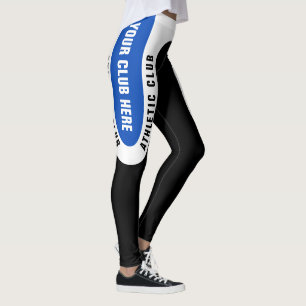 Leggings personalizáveis do clube de atletismo ver