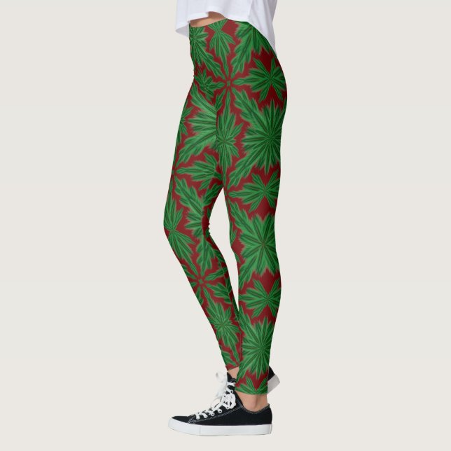 Leggings Pine Mandala Garnet (Esquerda)
