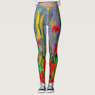 Leggings Poppies