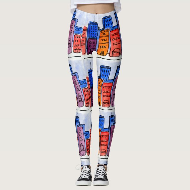 Leggings populares de vida em grandes cidades (Frente)