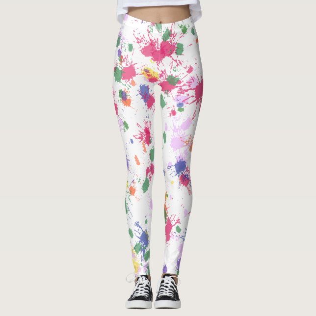 Leggings Pretty Paint Splat (Frente)