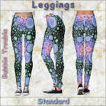LEGGINGS - Problemas de bolhas - Design abstrato<br><div class="desc">Uma imagem de abstrato com o título "Problemas de Bolhas" aparece nestas Leggings coloridas. Disponível em cinco dimensões femininas (XS, S, M, L, XL). Consulte a descrição "Sobre este Produto" abaixo para obter informações gerais sobre o tamanho e o produto, A imagem do abstrato foi reduzida em tamanho e é...</div>
