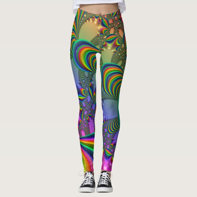 Leggings Psicodélicas (Frente)