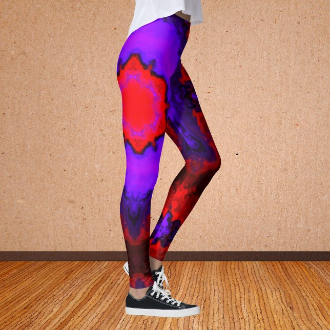 Leggings Psicodélicas de Hippie (Criador carregado)