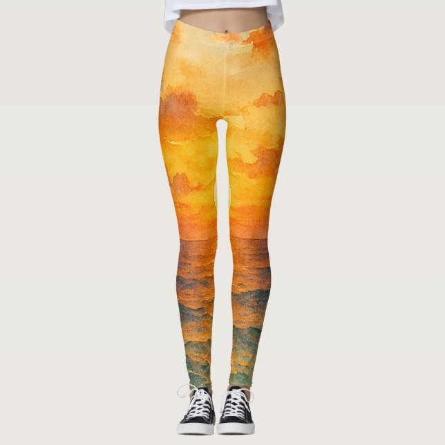 Leggings puesta de sol  (Frente)