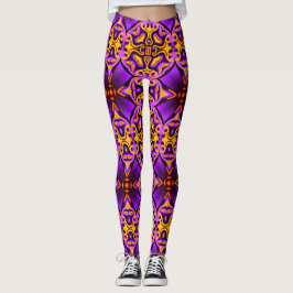 Leggings Púrpura Amarelas