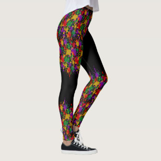 Leggings Quadros Coloridos De Paintball