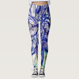 Leggings Rare Blue Dalhia