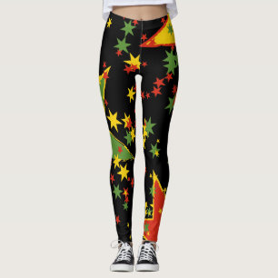 Leggings Rasta Star Spangings