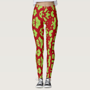 Leggings "Ratti_Creative_Arts" abstrato coloridas