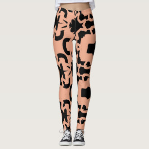 Leggings "Ratti_Creative_Arts" de abstrato