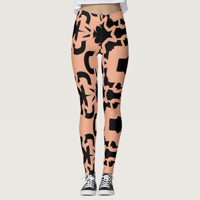 Leggings "Ratti_Creative_Arts" de abstrato (Frente)