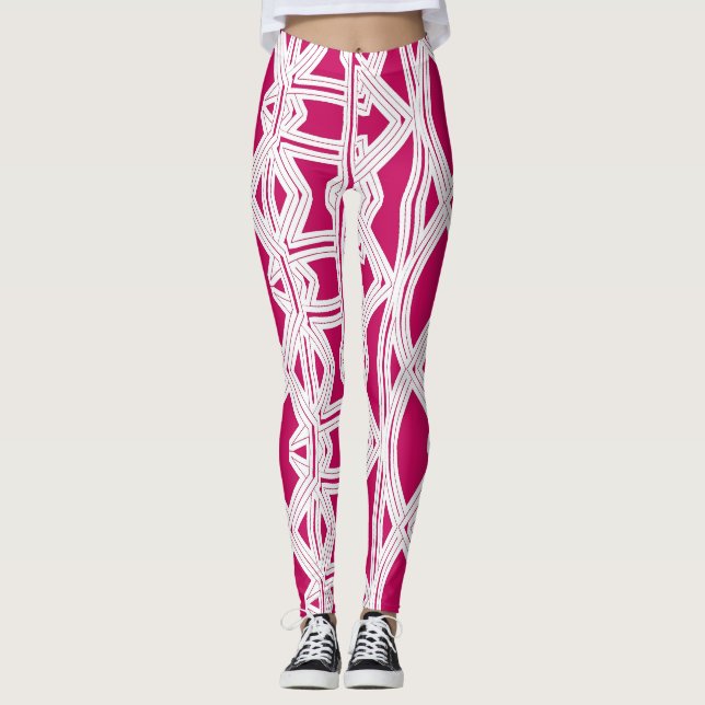 Leggings "Ratti_Creative_Arts" de abstrato (Frente)
