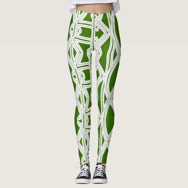 Leggings "Ratti_Creative_Arts" de abstrato (Frente)
